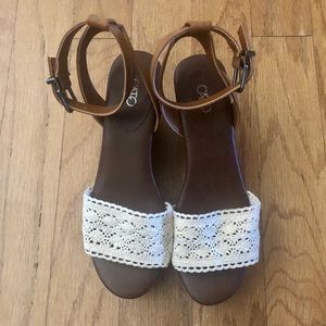 Cato Shoes - Crochet Wedges Cato Shoes - Crochet Wedges